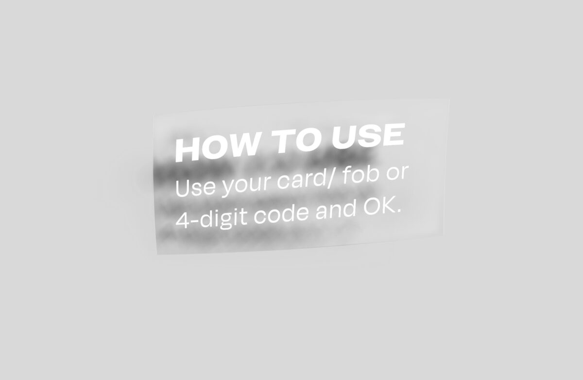 Instruction Labels | KSQ Locker Locks Australia